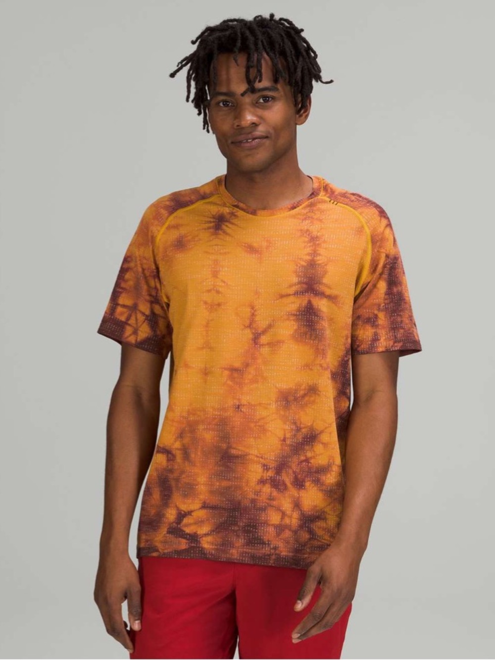 Mens Lululemon Metal Vent Tech 2.0 Short Sleeve. Size Large. Marble Dye Soleil